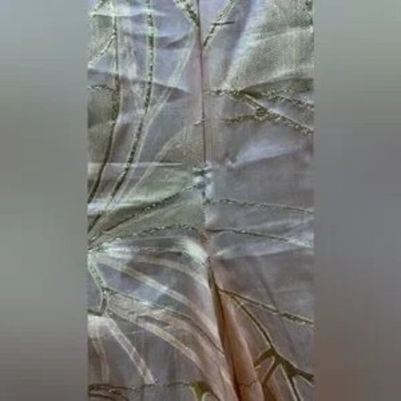 J. MENDEL Peach And Gold Bustier Ball GOWN Size 0/2 One Of A Kind Sample - Picture 4 of 16